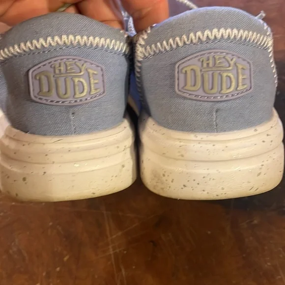 Women’s Hey Dude periwinkle loafers - Picture 2 of 6